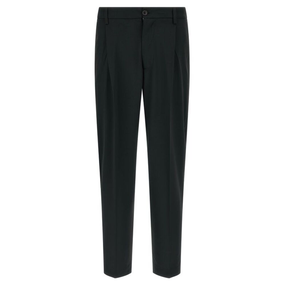 Department 5 Black Polyester Casual Men's Pants
